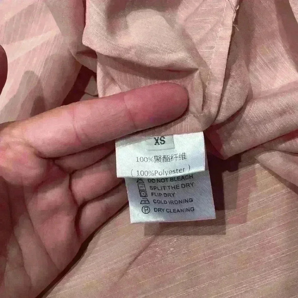 ASM Anna XS button down dusty pink blouse - Picture 5 of 6